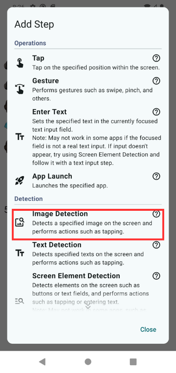 Image in a image block